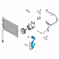 OEM Ford Transit-250 Front AC Tube Diagram - BK3Z-19D742-E