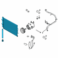 OEM 2015 Ford Transit-150 Condenser Diagram - CK4Z-19712-C