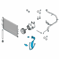 OEM 2015 Ford Transit-250 Front AC Line Diagram - BK3Z-19D734-H