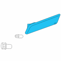 OEM 2012 Ford Transit Connect Side Marker Lamp Diagram - 9T1Z-15A201-C