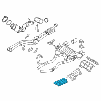 OEM BMW M4 Heat Insulation, Tunnel Diagram - 51-48-8-065-123