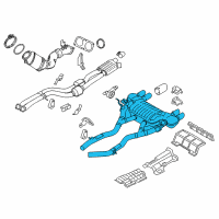 OEM BMW M4 Rear Exhaust Flap Muffler Diagram - 18-30-7-851-179