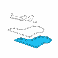 OEM 2000 Saturn LS2 Oil Pan Diagram - 8685184