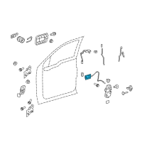 OEM 2010 Ford F-150 Handle, Inside Diagram - 9L3Z-1522600-CB