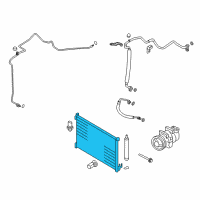 OEM 2011 Nissan Juke CONDENSER ASY Diagram - 92110-3DD0A