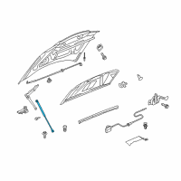 OEM Dodge Charger Gas Prop Diagram - 4589606AB