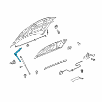 OEM Dodge Hinge-Hood Diagram - 5065264AF