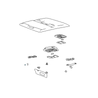 OEM 2000 Hyundai Sonata Bulb Diagram - 18645-01009