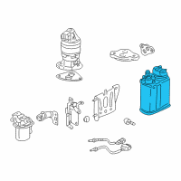 OEM Honda Insight Canister Set Diagram - 17011-S3Y-A00