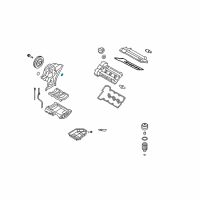 OEM Hyundai Genesis Gasket-Outlet, RH Diagram - 21354-3C520