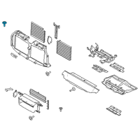 OEM 2019 Ford F-150 Shutter Upper Bolt Diagram - -W703277-S450B