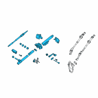 OEM Lexus IS250 Column Assy, Steering Diagram - 45250-53030