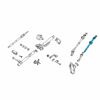 OEM 2009 Lexus IS350 Shaft Assembly, Steering Diagram - 45260-30201
