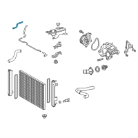 OEM 2016 Lexus NX300h Hose, Water By-Pass Diagram - 16264-36110