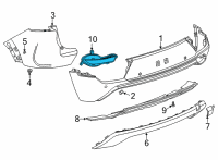 OEM 2021 Chevrolet Trailblazer Reflector Diagram - 42743463