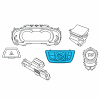 OEM 2017 BMW 740e xDrive CONTROL ELEMENT LIGHT Diagram - 61-31-9-472-975