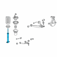 OEM Chevrolet Silverado 3500 HD Strut Diagram - 25980102