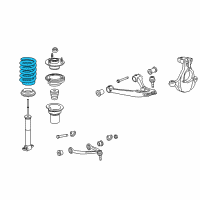 OEM 2009 GMC Sierra 1500 Front Spring Diagram - 15911940