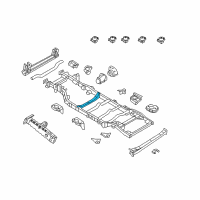 OEM 2008 Jeep Wrangler CROSMEMBE-Transmission Diagram - 68003447AB