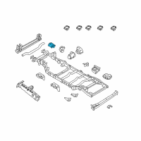 OEM 2011 Jeep Wrangler Bracket-Engine Support Diagram - 68003504AA