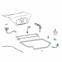 OEM Hyundai Elantra Switch Assembly-Luggage Compartment Lamp Diagram - 93230-22000