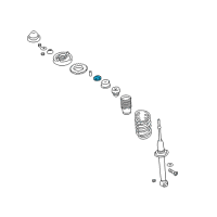OEM 2004 Chrysler Sebring BUSHING-Upper INSULATOR Diagram - MR455186
