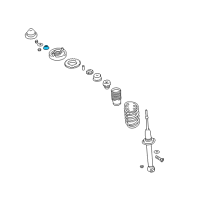 OEM 2004 Chrysler Sebring BUSHING-Upper INSULATOR Diagram - MR455185