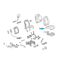 OEM 2010 Buick Enclave Seat Cushion Heater Diagram - 25947576