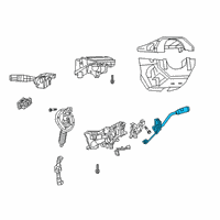 OEM 2019 Ram 3500 Lever-Gearshift Diagram - 68374073AC