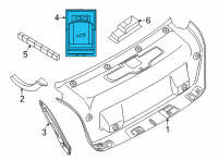 OEM BMW Switch Trunk Lid Diagram - 61-31-7-948-786