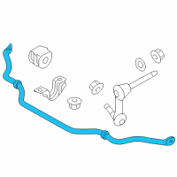 OEM 2015 Nissan 370Z Stabilizer Assy-Front Diagram - 54610-6GA1A