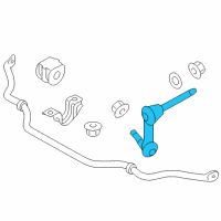 OEM 2014 Nissan 370Z Rod Assy-Connecting, Stabilizer Diagram - 54618-JK03A