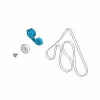 OEM 2012 Ford E-350 Super Duty Serpentine Tensioner Diagram - 1L2Z-6B209-C