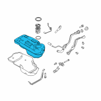 OEM 2010 Mercury Mariner Fuel Tank Diagram - AM6Z-9002-D