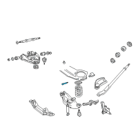 OEM 1997 Dodge B2500 Bolt-HEXAGON Head Diagram - 6031332