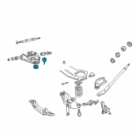 OEM 1993 Dodge W150 B/JNT Pkg-Upper Control Arm Diagram - 3744929