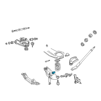 OEM 1998 Dodge B3500 BUSHING-Lower Control Arm Diagram - 52007092