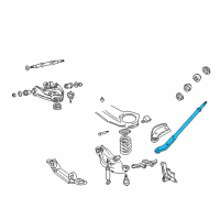 OEM Dodge B2500 Bar-Lower Control Arm Diagram - 52039277AB