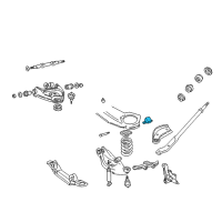 OEM 1997 Dodge B2500 Control Arm Bumper Diagram - 4112342