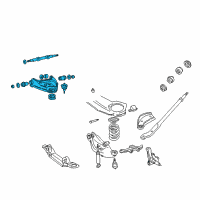 OEM 1987 Dodge B150 Upper Control Control Arm Diagram - 5134385AA