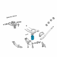 OEM 1998 Dodge B3500 Front Suspension-Spring Diagram - 52039271