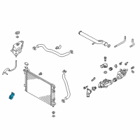 OEM Hyundai Bracket Assembly-Radiator Mounting, Lower Diagram - 25332-2W800