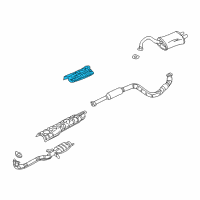 OEM 2001 Chrysler Sebring Shield-Heat Diagram - MR974560