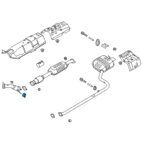OEM 2019 Hyundai Sonata Hanger-Exhaust Pipe Diagram - 28761-C1100