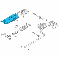 OEM 2019 Hyundai Sonata Protector-Heat Front Diagram - 28791-E6000