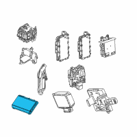 OEM 2017 Cadillac CT6 Module Diagram - 24282689