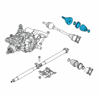 OEM 2021 Jeep Renegade Joint-Tripod Diagram - 68267177AA