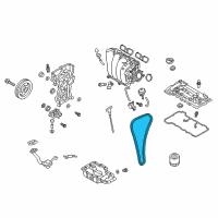 OEM 2014 Kia Forte Chain-Timing Diagram - 243212E200