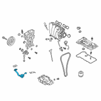 OEM 2014 Hyundai Elantra Coupe SCREEN ASSY-OIL Diagram - 26250-2E031