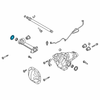 OEM Lincoln Navigator Axle Seal Diagram - AL3Z-4B416-A